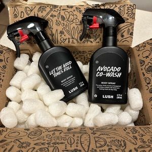 lush avocado co-wash body spray